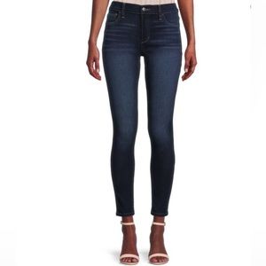 Joe’s jeans mid rise ankle length dark wash jeans with raw hem size 26 NWOT